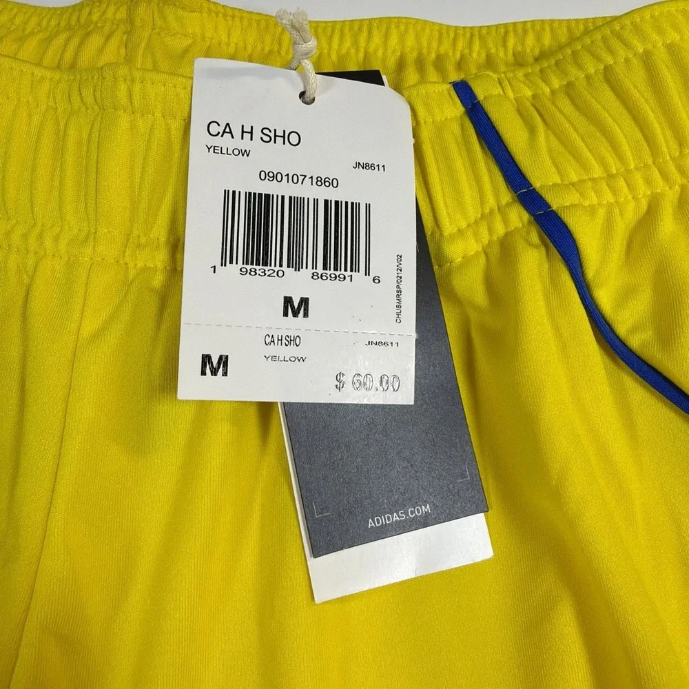 Adidas Club America 25/26 Home Yellow Shorts JN8611 Men's Size M NWT $60